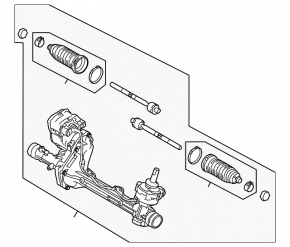 Steering rack Ford Explorer 17-18