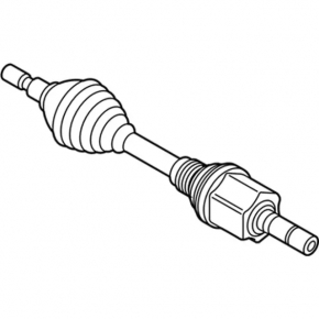 Drive axle shaft front left Lincoln MKZ 17-20 3.0