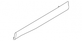 Lower front right door trim for Land Rover Range Rover Sport 13-22
