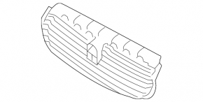 Radiator grill grille Jaguar I-Pace 19-23