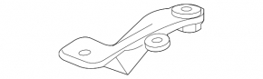 Radiator cushion upper right Chevrolet Camaro 16-23 3.6 rubber + plastic