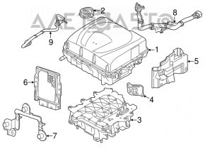 ECU block engine computer Nissan Leaf 13-15