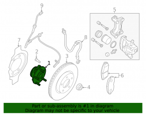 Front left hub Nissan Altima 13-18 rusty