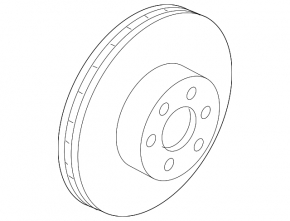 Rear left brake disc Nissan Murano z52 15-