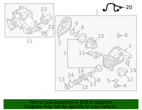 Hyundai Tucson 22-25 Rear Axle Wiring