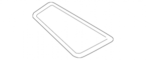 Right fender vent trim for BMW 5 G30 17-23 chrome