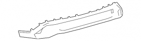 Lexus UX 19-26 F Sport rear bumper lip