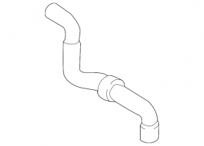 Right intercooler radiator cooling pipe VW Golf 19-21 1.4T