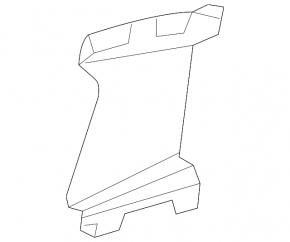 Right front bumper vent for Acura RDX 19-25 2019-21 without A-Spec package