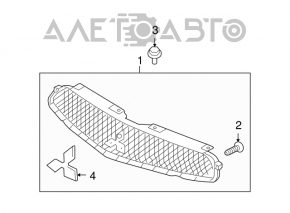 Mitsubishi emblem badge rear trunk lid Mitsubishi Galant 04-06