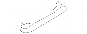 Mitsubishi Outlander 18-22 black front left ceiling handle, without hook