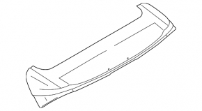 Mitsubishi Outlander 2022-2025 tailgate spoiler