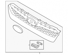 18-21 Subaru WRX grille