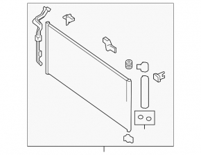 Nissan Altima 13-18 air conditioner condenser