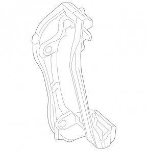 Front left brake caliper bracket for Mercedes GLC 300 16-22