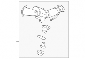 Catalyst Ford Fusion mk5 13-19 1.5T 1.6T