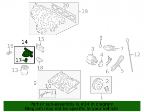 Ford Mustang mk6 Oil Filter Housing 15-23