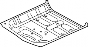 Infiniti QX50 19-20 trunk trough