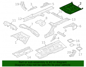 Infiniti QX50 19-20 trunk trough
