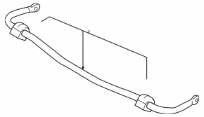 Rear stabilizer Mazda 6 18-21