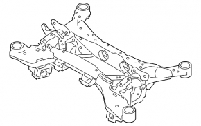 Rear subframe for Land Rover Range Rover Velar 18-26