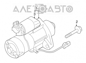 Starter Infiniti G25 G37 4d 06-14