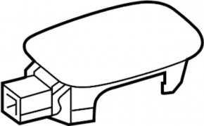 Ceiling light front left Infiniti QX30 17- gray