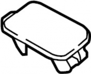 Ceiling light front left Infiniti QX30 17- gray