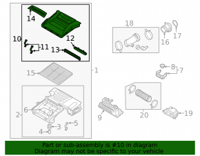 Hyundai Ioniq 17-22 HEV Air Filter Housing Cover