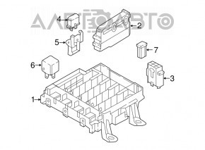 Audi Q7 Trunk Fuse Box 16-