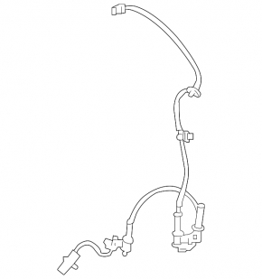 ABS sensor front left Kia Forte 4d 14-18