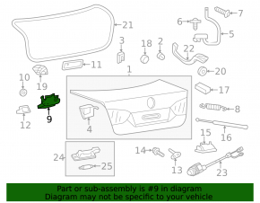VW Jetta 19- Trunk Lid Lock