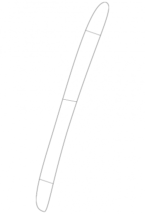 Rear bumper cover right Mercedes W167 GLE 350 450 20-23 AMG pkg