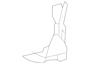 Front bumper bracket left Mercedes C-class W205 300/350e 15-18 AMG pkg
