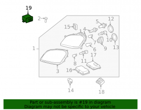 Mercedes X164 GL W164 ML W251 R Headlight Leveling Computer