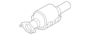 Ford Focus mk3 11-18 lower catalytic converter