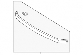 Ford Flex 13-19 Lower Grille Molding