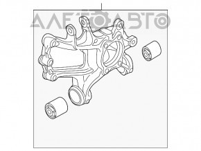 Rear left axle Mazda CX-5 13-16 AWD