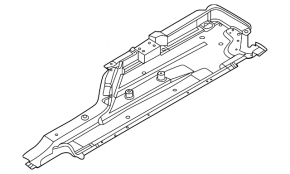 Left underbody protection for Land Rover Range Rover Velar 18-20