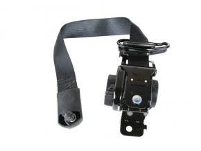 Driver's seat belt Dodge Challenger 15-19 rest black, shot