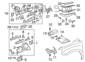 Front right quarter Lexus RX350 RX450h 10-15