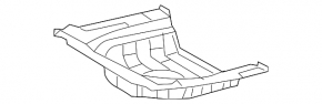 Trunk trough Lexus ES350 07-10