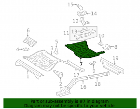 Trunk trough Lexus ES350 07-10