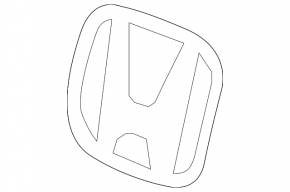 Honda HR-V 16-18 grille emblem