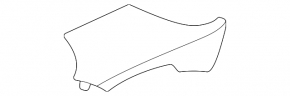 Front panel trim upper left Chevrolet Equinox EV 24-26 black
