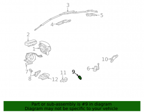 Airbag sensor front left Toyota Prius 20 04-09