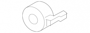 Headlight mount adjuster left Audi A4 B9 17-19