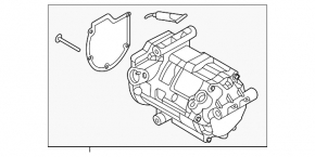 Air conditioning compressor Kia Niro 23- HEV, PHEV
