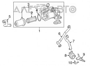 Coolant pump Mercedes GLA 15-20