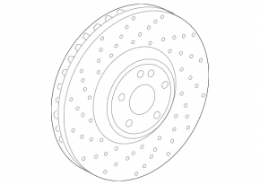 Rear brake disc Mercedes G-class W463 19-340/21mm